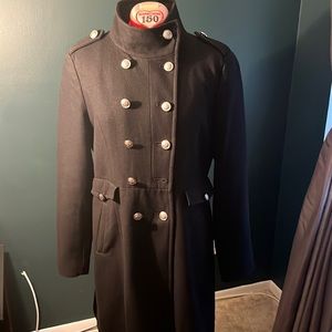 ESPRIT! Black Wool Coat Size L